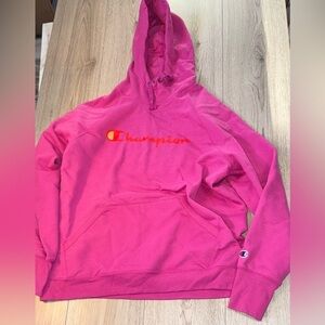Champion Pink orange sweatshirt Hoodie